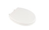 Round Luxury Toilet Seat in White