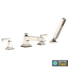 Roman Tub Faucet with Personal Hand Shower in Polished Nickel Pvd