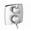Ecostat Classic Square Thermostatic Trim with Volume Control, In Chrome