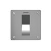 High-Efficiency Concealed Urinal Flush Valve with 3/4" Back Spud Wall Inlet in Stainless Steel, 0.5 GPF