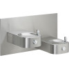 Elkay EHW217FPK Heavy Duty ADA Bi-Level Fountain in Stainless Steel