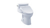 Toto MW6342034CEFG#01 1.28 GPF One-Piece Elongated Bowl with Single Flush and Washlet+ C100 Washlet in Cotton
