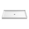 Shower Base 34-in L x 48-in W with Center Drain in White Shower Base 34-in L x 48-in W with Center Drain in White