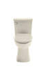 Right Height Elongated One-Piece Toilet with Seat, in Linen