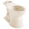 Right Heigh Elongated Bowl with 2 Bolt Hole Covers, in Bone
