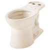 Right Heigh Elongated Bowl with 2 Bolt Hole Covers, in Bone