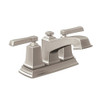 Moen 6010SRN Spot Resist Brushed Nickel Two-Handle Bathroom Faucet