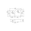 Elkay ELUH3119L Stainless Steel Double Bowl Undermount Sink in Lustrous Highlighted Satin
