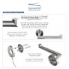 Transolid TPH-BS Paper Holder, In Brushed Stainless