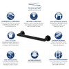 32-inch Grab Bar, In Black