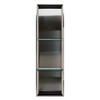 46.5-in Storage Pod, In Stainless Steel/Bleached Oak