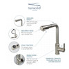 Transolid T3630-LS Sloane Pull-Down Kitchen Faucet, Luxe Stainless