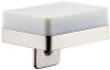 Soap Dispenser with Shelf in Brushed Nickel Finish