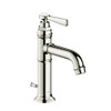 Single-Hole Faucet 100 with Pop-Up Drain in Polished Nickel