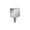 Wall Outlet Square with Check Valves in Chrome