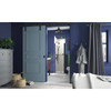 Sterling 5698-24ADR-G05 Finesse Peak headerless frameless pivot shower door 25-1/2 in. max opening x 67 in. H with anodized deep bronze frame finish and smooth/clear texture Sterling 5698-24ADR-G05 Finesse Peak headerless frameless pivot shower door 25-1/2 in. max opening x 67 in. H with anodized deep bronze frame finish and smooth/clear texture