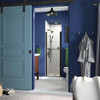 Sterling 5698-24ADR-G05 Finesse Peak headerless frameless pivot shower door 25-1/2 in. max opening x 67 in. H with anodized deep bronze frame finish and smooth/clear texture Sterling 5698-24ADR-G05 Finesse Peak headerless frameless pivot shower door 25-1/2 in. max opening x 67 in. H with anodized deep bronze frame finish and smooth/clear texture