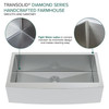 Diamond Sink Kit with Farmhouse Style Super Single Bowl, Magnetic Accessories Kit, and Drain Kit