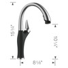 Blanco 526401 Artona Single-Lever Pull-Down Kitchen Faucet with 1.5 GPM in Coal Black/Stainless