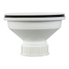 2410-01 3.5-in Plastic Strainer in White