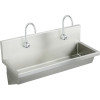 Elkay EWMA4820SACMC Commercial Stainless Steel Handwash Sink Package with Single Faucet Hole in Buffed Satin