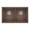 Blanco KA-516323 Precis Equal Double Bowl Sink Kit in Café 