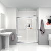 Transolid Prodigy PWKX60367224-231 60" x 36" x 96-in Glue to Wall 6-Piece Shower Wall Trimmable Kit 12" x 24" Vertical Tile, in White