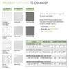 Transolid Prodigy PWKX60367224-240 60" x 36" x 96-in Glue to Wall 6-Piece Shower Wall Trimmable Kit 12" x 24" Vertical Tile, in Dark Grey