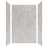 Transolid TWK603696-KI58G Titan 64-in x 39-in x 96-in Shower Wall Trimmable Kit, Caesar Grey
