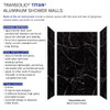 Transolid TWK604896-KI03G Titan Shower Wall Trimmable Kit