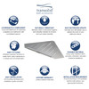 Transolid K-SS17-SSC-BS Transolid K-SS17-SSC-BS Shower Shelf Kit; Brushed Stainless