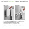 Transolid TWWCSK603296-KI01GPC Titan 60-in x 32-in x 96-in Walk-In Shower Kit with End Drain, White Caruso, Polished Chrome