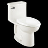 Compact Flowise 1-Piece 1.28 Gpf Single Flush Elongated Toilet, in White