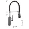 Semi-Pro Kitchen Faucet 1.5 gpm in Chrome