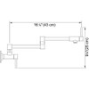 Steel Wall Mounted Pot Filler Faucet In Stainless Steel Steel Wall Mounted Pot Filler Faucet In Stainless Steel