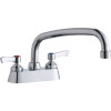 Elkay LK406AT10L2 Commercial 2-Hole Faucet in Chrome