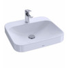 20" Mount Rectangle Vessel Lavatory Sink in Cotton 20" Mount Rectangle Vessel Lavatory Sink in Cotton