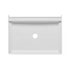 48 x 34 Single Threshold Shower Base with Center Drain in White