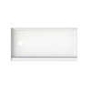 60 x 30 Single Threshold Shower Base with Left Drain in White