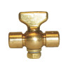 4139104 1/2-in Brass Air Cock, Nut Bottom Type, FNPT x FNPT Connection Type 4139104 1/2-in Brass Air Cock, Nut Bottom Type, FNPT x FNPT Connection Type