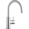 Kitchen Single-Hole Faucet Stainless Steel in Satin Stainless Steel