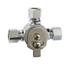 0.35 GPM Wall-Mount EcoPower Faucet with Mixing Valve in Polished Chrome 0.35 GPM Wall-Mount EcoPower Faucet with Mixing Valve in Polished Chrome