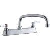 Elkay LK810AT12L2 Commercial 3-Hole Faucet in Chrome