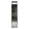 58.5-in Storage Pod, In Stainless Steel/Sand Creme