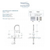 Transolid T3640-PC Cuisine Pro Pull-Out Kitchen Faucet, Polished Chrome