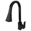 Transolid T3650-MB Kent Pull-Out Kitchen Faucet, Matte Black