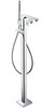 11423001 Thermostatic Freestanding Tub Filler Trim with Handshower in Chrome 11423001 Thermostatic Freestanding Tub Filler Trim with Handshower in Chrome