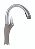 Blanco KFA-401926 22-in X 25-in Liven Granite Laundry Sink with Pull-Down Faucet, Basket, and Strainer in Truffle