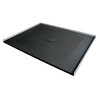 Transolid FZS5140C-09 Trimslate 51-in x 40-in Zero Threshold Shower Base with Center Drain, Black