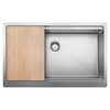 Blanco 33-in x 20.5-in 18-Gauge Stainless Steel Single Bowl Undermount Apron Front Farmhouse Kitchen Sink